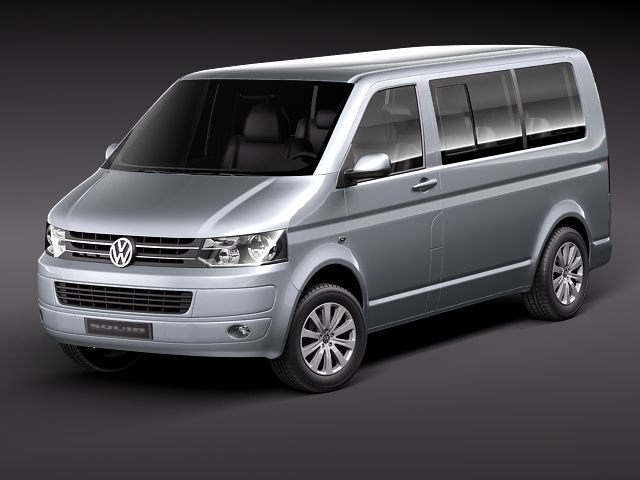 vw transporter t5 scale model